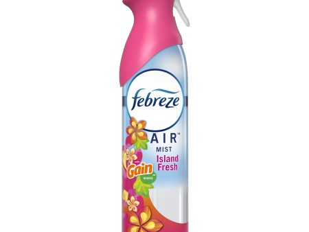 Febreze Odor-Fighting Air Freshener with Gain Island Fresh Scent, 8.8 fl oz For Cheap