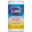 Clorox Bleach-Free Disinfecting and Cleaning Wipes, Crisp Lemon, 75 Count For Discount