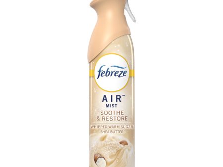 Febreze Air Mist Sooth & Restore Air Freshener, Whipped Warm Sugar, 8.80 oz Aerosol Can Online Sale