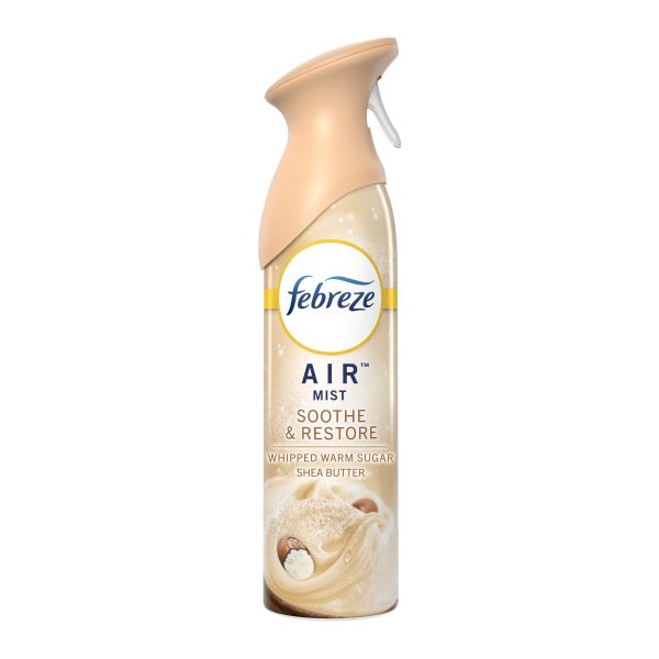 Febreze Air Mist Sooth & Restore Air Freshener, Whipped Warm Sugar, 8.80 oz Aerosol Can Online Sale