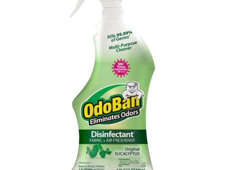 OdoBan Original Eucalyptus Scent Disinfectant Fabric & Air Freshener, 32 fl oz For Sale