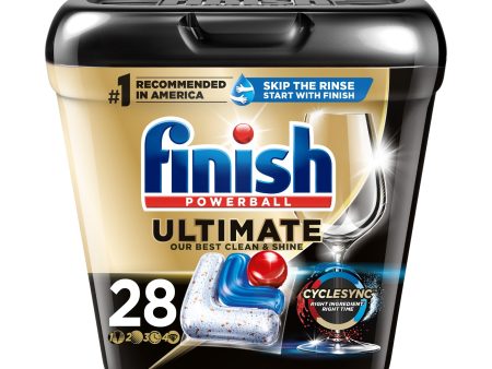 Finish Ultimate Dishwasher Detergent- 28 Count - Dishwashing Tablets - Dish Tabs For Sale