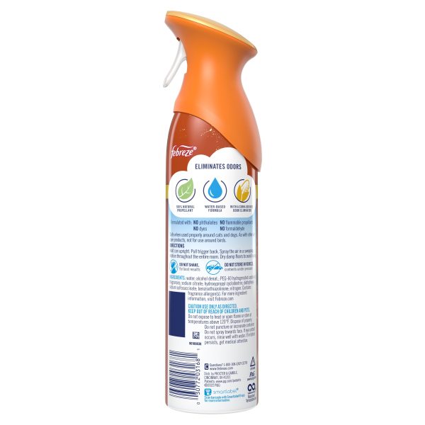 Febreze Air Effects Odor-Fighting Air Freshener Pumpkin Patch, 8.8 oz. Aerosol Can Hot on Sale