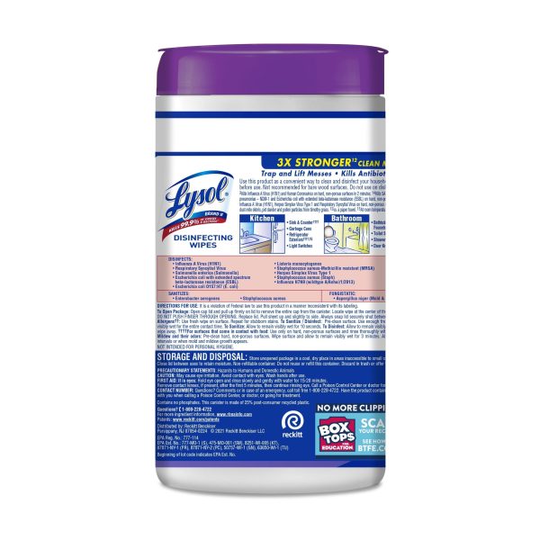 Lysol Disinfecting Wipes - Early Morning Breeze 6 80 ct. Discount