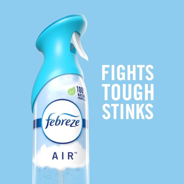 Febreze Air Effects Odor-Fighting Air Freshener Serene Vanilla Sunrise, 8.8 oz. Aerosol Can, Pack of 2 Supply