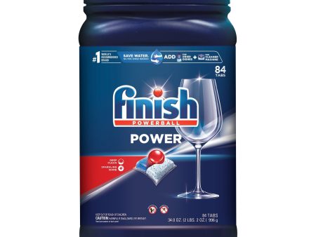 Finish Power, 84ct, Dishwasher Detergent, Powerball, Dishwashing Tablets, Dish Tabs For Sale