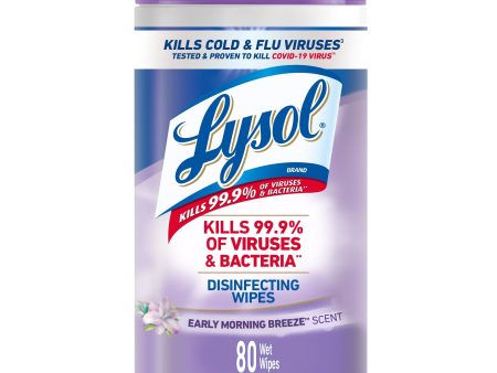 Lysol Disinfecting Wipes - Early Morning Breeze 6 80 ct. Discount