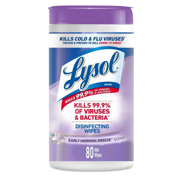 Lysol Disinfecting Wipes - Early Morning Breeze 6 80 ct. Discount