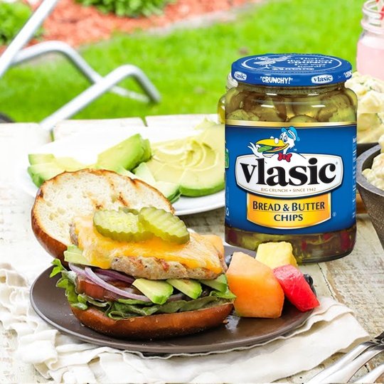 Vlasic Bread and Butter Pickles, Sweet Pickle Chips, 24 Oz Jar Cheap