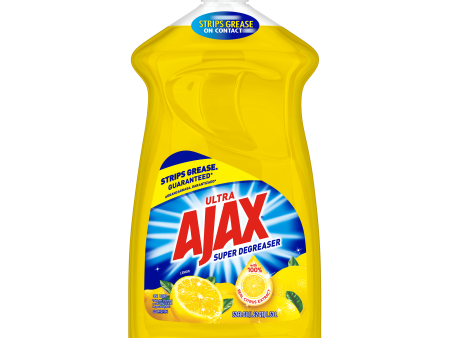 AJAX Liquid Dish Soap, Lemon Scent, 52 Fluid Ounce Sale