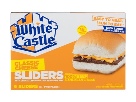 White Castle Classic Cheese Sliders, 6 Count per Pack, 11 ounces Cheap