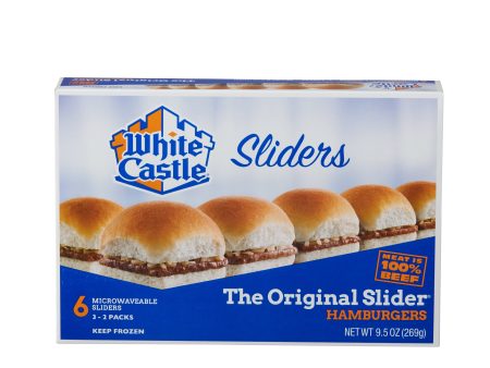 White Castle Original Sliders, 6 Count, 9.5 ounces on Sale