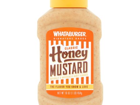 Whataburger Honey Mustard Sauce, 16 oz Online now