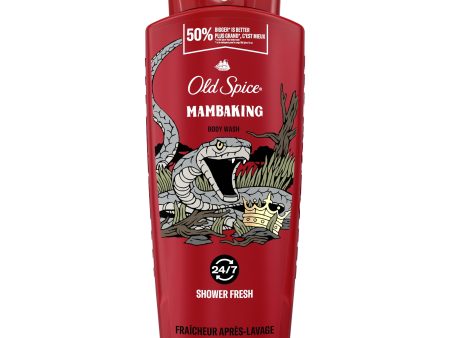 Old Spice Body Wash for Men, Mamba King, All Skin Types, 24 fl oz Online now