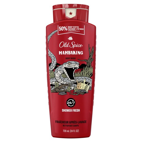 Old Spice Body Wash for Men, Mamba King, All Skin Types, 24 fl oz Online now