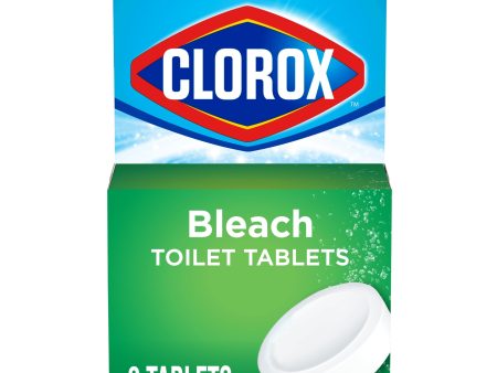 Clorox Bleach Automatic Toilet Bowl Cleaner Tablets, 2 Pack For Sale