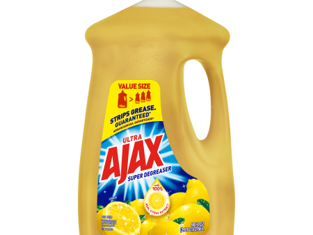 Ajax Ultra Super Degreaser Liquid Dish Soap, Lemon Scent - 90 Fluid Ounce Discount