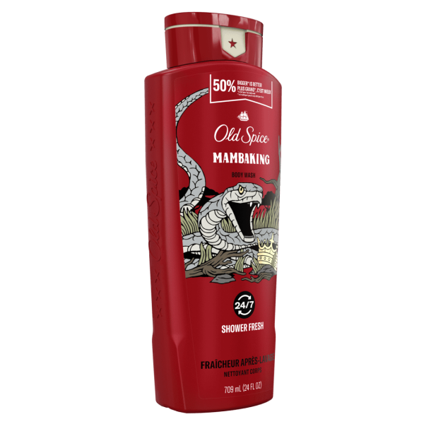 Old Spice Body Wash for Men, Mamba King, All Skin Types, 24 fl oz Online now