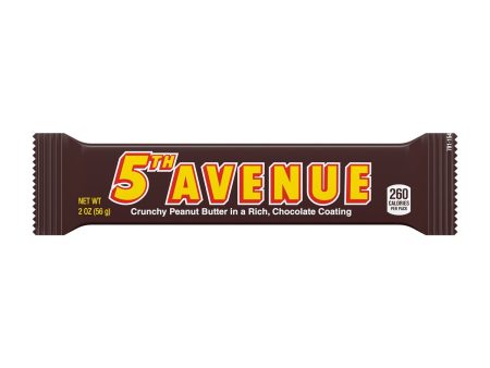 5Th Avenue Chocolatey Coated Crunchy Peanut Butter Candy, Bar 2 oz Online Sale