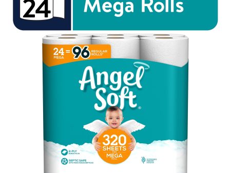 Angel Soft Toilet Paper, 24 Mega Rolls Online Hot Sale