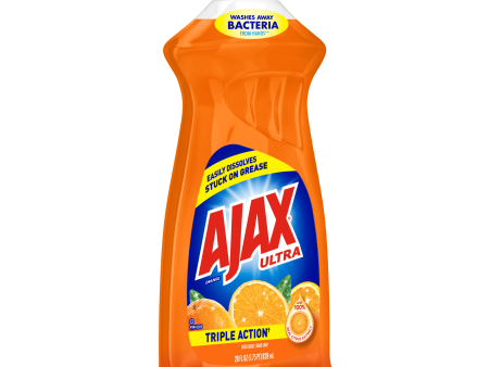 Ajax Ultra Triple Action Liquid Dish Soap, Orange - 28 Fluid Ounce on Sale