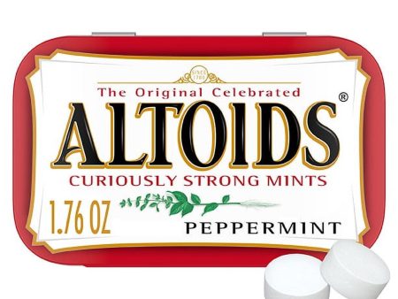 Altoids Classic Peppermint Breath Mints Hard Candy - 1.76 oz Tin Fashion