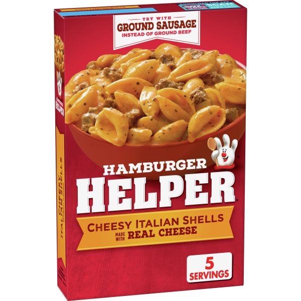 Hamburger Helper, Cheesy Italian Shells, 6.1 oz Box on Sale