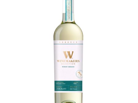 Winemakers Selection Reserve Pinot Grigio White Wine Italy, 750 ml Bottle, ABV 12.50% Hot on Sale