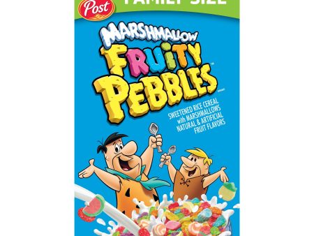 Post Fruity PEBBLES Marshmallow Cereal, 18 OZ Box Online