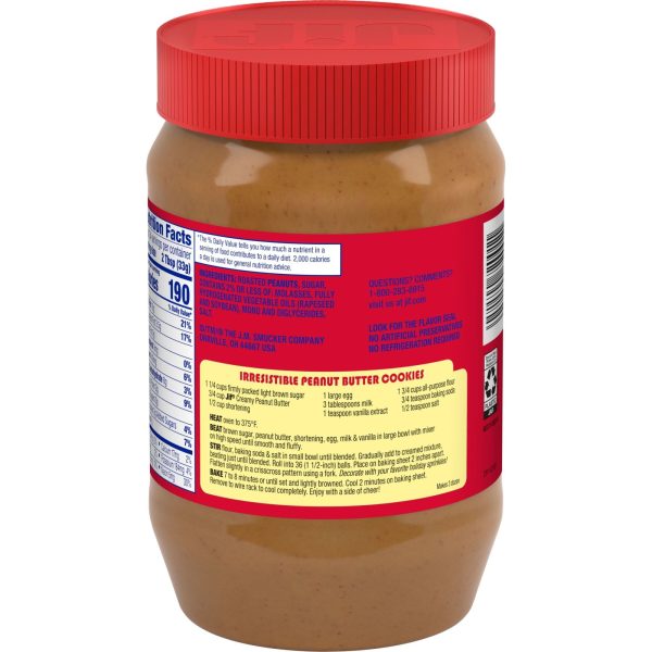 Jif Creamy Peanut Butter, 40-Ounce Jar Online Hot Sale