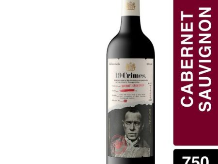 19 Crimes Cabernet Sauvignon Red Wine, Australia, 750ml Glass Bottle, 14% ABV, 5-150ml Servings Online