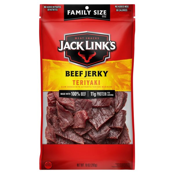 10 Ounce Jack Link s Teriyaki Beef Jerky 1 1 Count Online