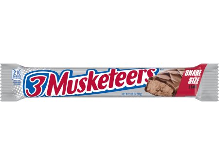 3 Musketeers Milk Chocolate Candy Bar, Sharing Size - 3.28 oz on Sale