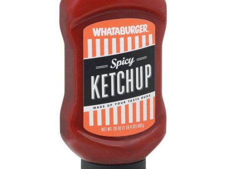 Whataburger Spicy Ketchup, 20 oz Squeeze Bottle Hot on Sale