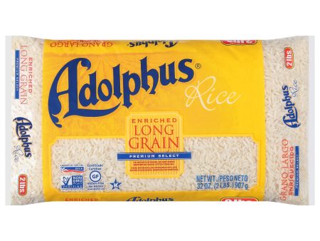 Adolphus Enriched Long Grain White Rice, Gluten Free, 2 lb Bag Online Hot Sale