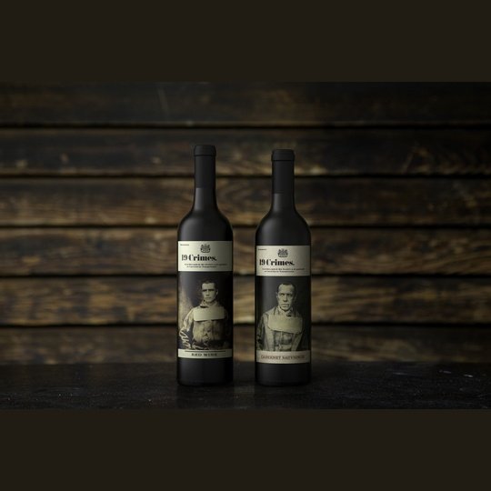 19 Crimes Cabernet Sauvignon Red Wine, Australia, 750ml Glass Bottle, 14% ABV, 5-150ml Servings Online