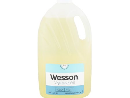 Wesson Pure & Cholesterol Free Soybean Vegetable Oil, 128 fl oz Online Sale