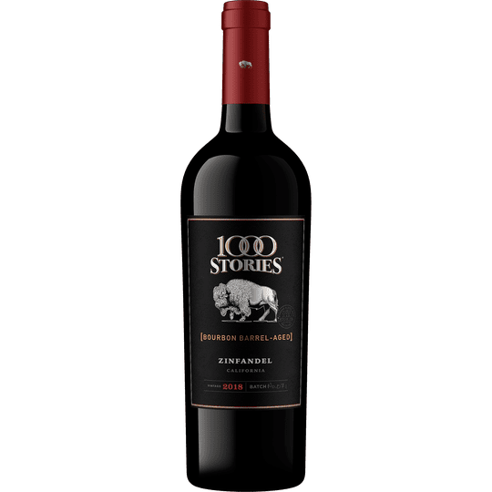 1000 Stories Zinfandel Red Wine, California, 15.5% ABV, 750ml Glass Bottle, 5-150ml Servings Cheap