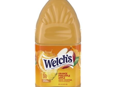 Welch s Orange Pineapple Apple Juice Cocktail, 96 fl oz Bottle Online