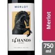 14 Hands Washington Merlot Red Wine, 750 ml Bottle, 14.5% ABV on Sale