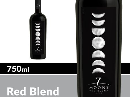 7 Moons Red Blend Chile Red Wine, 750 ml Glass, ABV 13.50% Supply