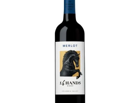 14 Hands Washington Merlot Red Wine, 750 ml Bottle, 14.5% ABV on Sale